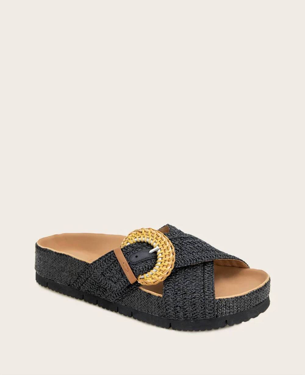 NEW GENTLE SOULS women's louisa sandals in black